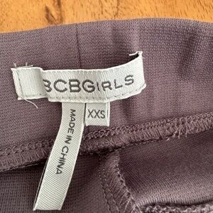 BCBGirls Girls' Purple/Gray Knit Bottoms